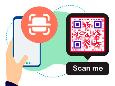 Người quét mã QR